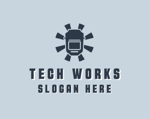 Industrial Welding Iron Work logo design