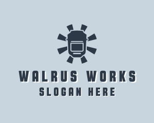 Industrial Welding Iron Work logo design