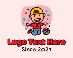 Learning Center - Playful Cartoon Kid logo design