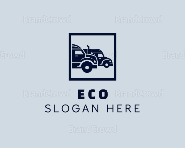 Cargo Truck Haulage Logo