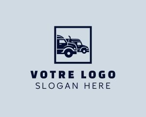 Cargo Truck Haulage Logo