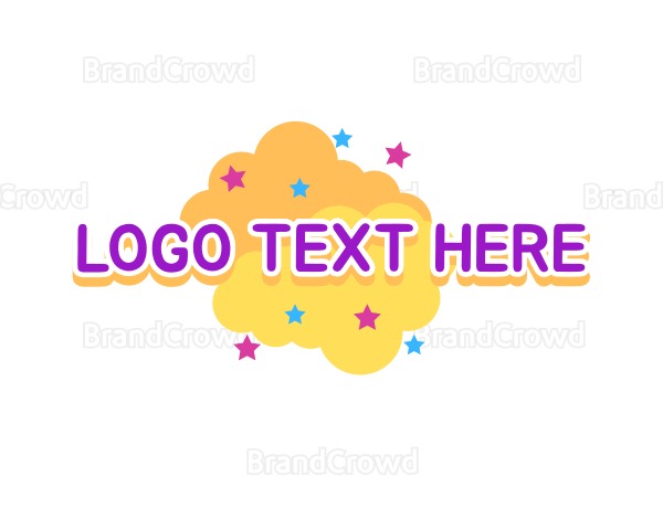 Colorful Preschool Cloud Logo