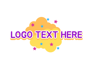 Childish - Colorful Preschool Cloud logo design