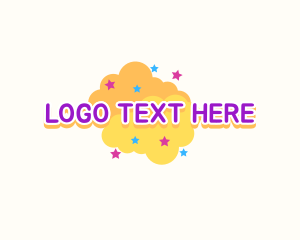 Clothing - Cute Preschool Cloud logo design