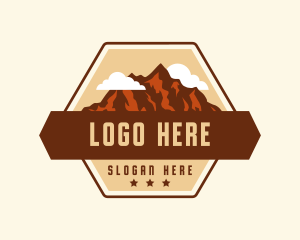 Eco Friendly - Mountain Nature Camp logo design