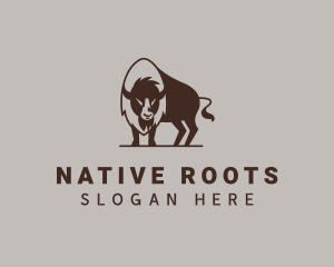 Native - Native Bison Wildlife logo design