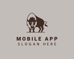 Bison - Native Bison Wildlife logo design