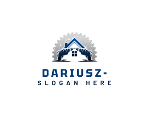 Drill House Handyman Logo