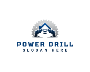 Drill House Handyman logo design