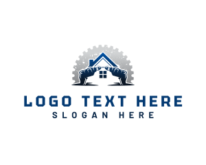 Construction - Drill House Handyman logo design