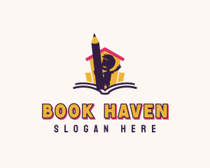 Bookstore - Child Pencil Bookstore logo design