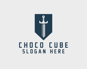 Crusade - Warrior Sword Crest logo design