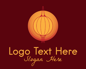 Bagua Mirror - Asian Lantern Festival logo design