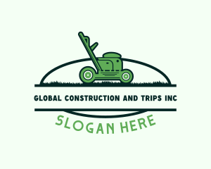 Garden Shears - Lawn Mower Landscaping logo design