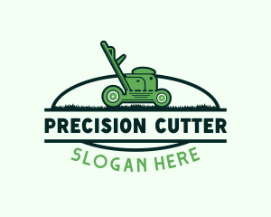 Lawn Mower Landscaping logo design