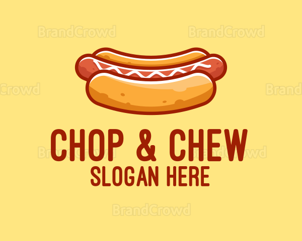Hot Dog Sausage Logo