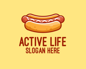 Hot Dog Sausage Logo