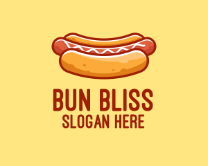 Bun - Hot Dog Sausage logo design