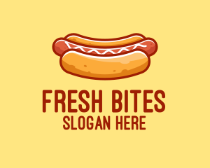 Food Chain - Hot Dog Sausage logo design