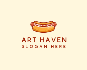 Hot Dog Sausage logo design