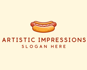 Hot Dog Sausage logo design