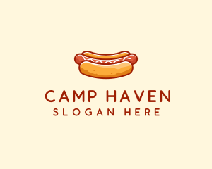 Hot Dog Sausage logo design