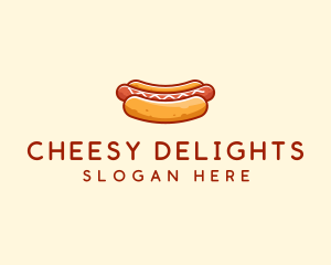 Hot Dog Sausage logo design