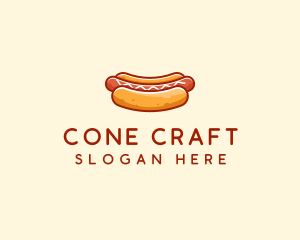 Hot Dog Sausage logo design