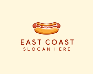 Hot Dog Sausage logo design