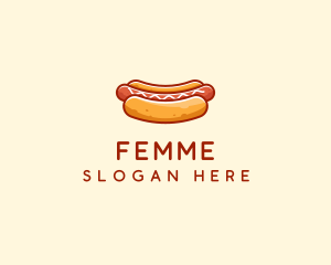 Hot Dog Sausage logo design