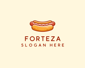 Hot Dog Sausage logo design