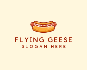 Hot Dog Sausage logo design