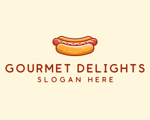 Hot Dog Sausage logo design