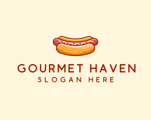 Hot Dog Sausage logo design