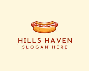 Hot Dog Sausage logo design