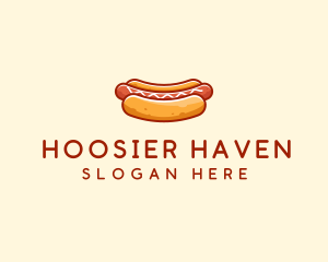 Hot Dog Sausage logo design