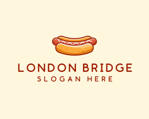 Hot Dog Sausage logo design