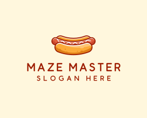 Hot Dog Sausage logo design