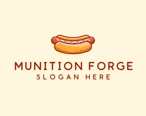 Hot Dog Sausage logo design