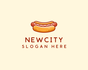 Hot Dog Sausage logo design