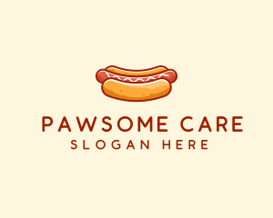 Hot Dog Sausage logo design