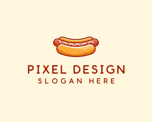 Hot Dog Sausage logo design