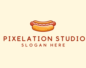 Hot Dog Sausage logo design