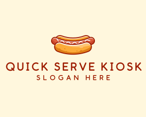 Hot Dog Sausage logo design