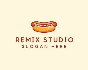 Hot Dog Sausage logo design