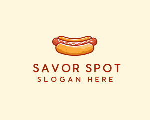 Hot Dog Sausage logo design