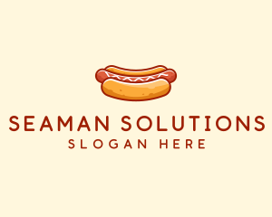 Hot Dog Sausage logo design