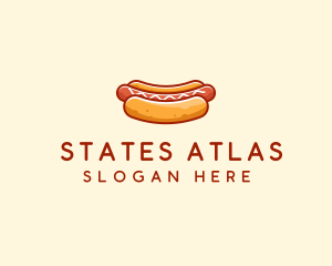 Hot Dog Sausage logo design