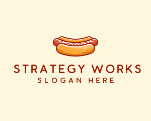 Hot Dog Sausage logo design