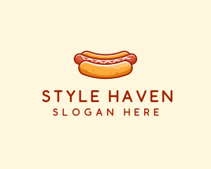 Hot Dog Sausage logo design